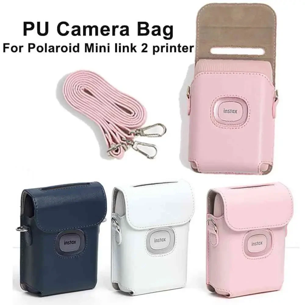 For Link2 Case Storage Bag PU Hard Protection Cover For Fujifilm Smartphone Printer instax Mini For Link 2 Printer Accessory
For Link2 Case Storage Bag PU Hard Protection Cover For Fujifilm Smartphone Printer instax Mini For Link 2 Printer Accessory