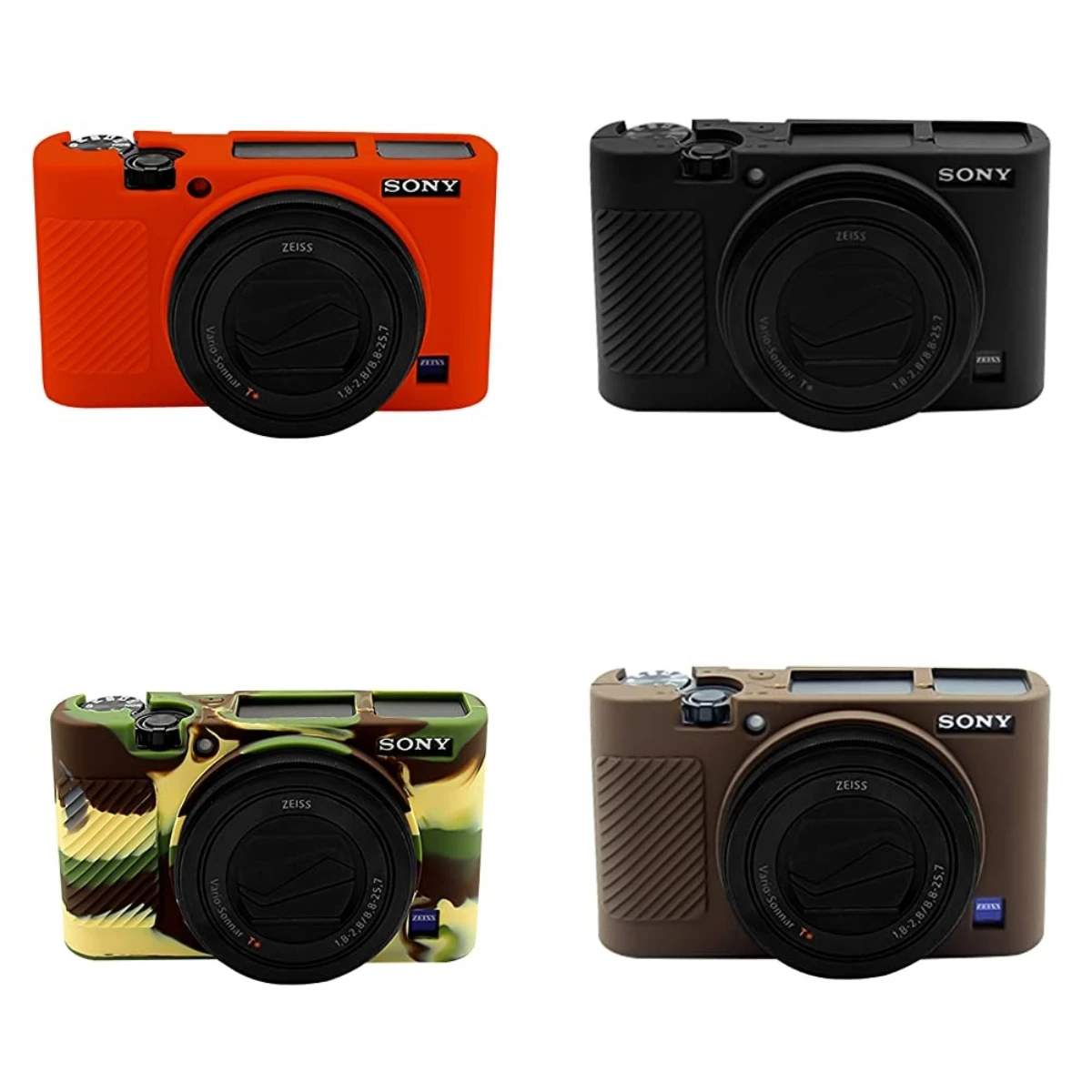 For Sony RX100 Mark VII Camera Silicone Case + Skin Cover & Lens Cap for Professional Use
For Sony RX100 Mark VII Camera Silicone Case + Skin Cover & Lens Cap for Professional Use