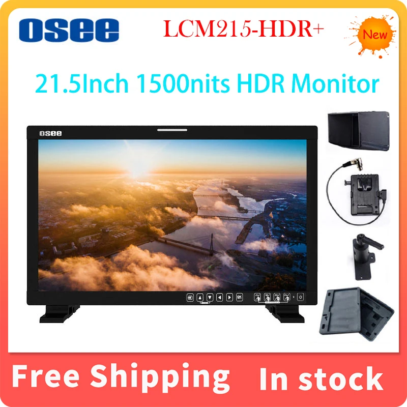 OSEE LCM215-HDR+ 21.5inch New 1500nits Ultra-bright Panel HDR 1920X1080 Field Production Monitor Kit
OSEE LCM215-HDR+ 21.5inch New 1500nits Ultra-bright Panel HDR 1920X1080 Field Production Monitor Kit