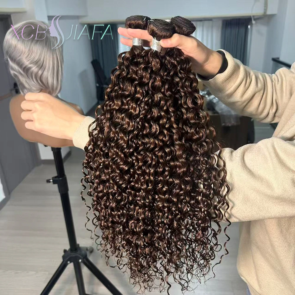 Пучки волос цвета шоколадно-коричневого с эффектом водной волны # Наборы из 4 цветных пучков натуральных волос Deep Curly (1/3/4 шт.) для наращивания, двойная прядь
Пучки волос цвета шоколадно-коричневого с эффектом водной волны # Наборы из 4 цветных пучков натуральных волос Deep Curly (1/3/4 шт.) для наращивания, двойная прядь