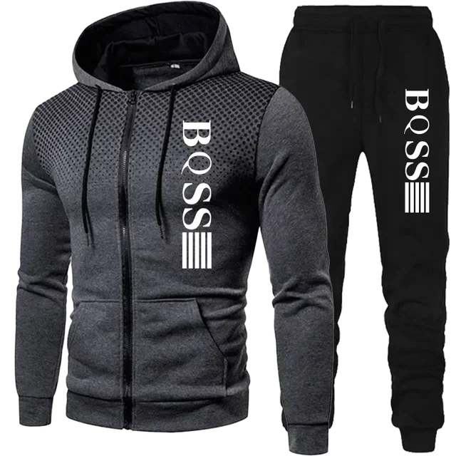 New 2025 Spring/Autumn Men's zipper hooded jacket + trousers two-piece outdoor jogging men's sweatshirt sportswear set
New 2025 Spring/Autumn Men's zipper hooded jacket + trousers two-piece outdoor jogging men's sweatshirt sportswear set
