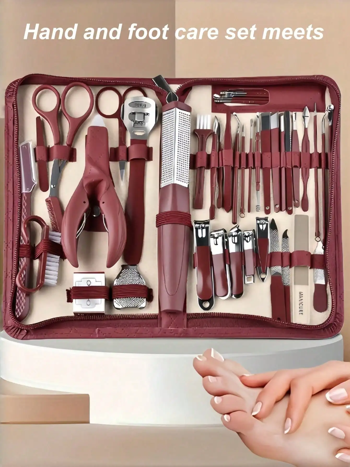 Manicure Scissors Set, Stainless Steel Professional Pedicure Tool Kit, Suitable For Finger And Toe Nail Care, Portable For Home, Office, Outdoor Travel Use
Manicure Scissors Set, Stainless Steel Professional Pedicure Tool Kit, Suitable For Finger And Toe Nail Care, Portable For Home, Office, Outdoor Travel Use