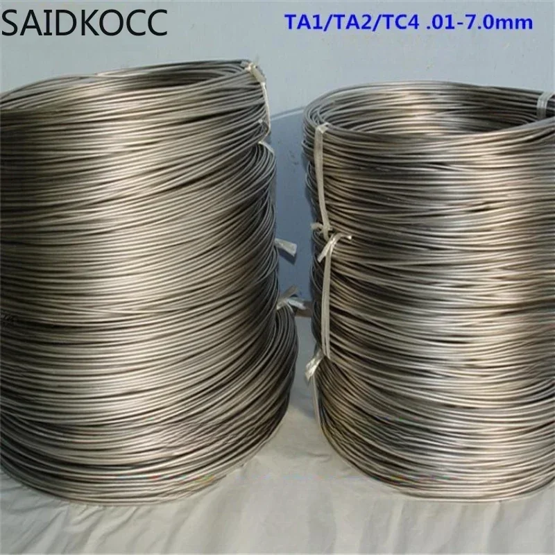 High purity titanium wire Diameter 0.1mm-6mm TA1 \ TA2 \ TC4 titanium alloy wear-resistant metal disc wire scientific research
High purity titanium wire Diameter 0.1mm-6mm TA1 \ TA2 \ TC4 titanium alloy wear-resistant metal disc wire scientific research