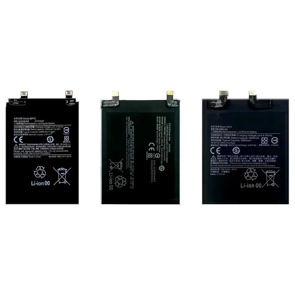 Mobile Phone Battery Long-Lasting BP4C BM58 BM59 2500-5000Mah For Xiaomi Redmi 11T Pro 5G Plus
Mobile Phone Battery Long-Lasting BP4C BM58 BM59 2500-5000Mah For Xiaomi Redmi 11T Pro 5G Plus