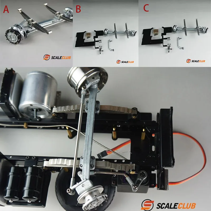 SCALECLUB RC 1/14 Unpower Front Axle Metal Unpowered Brake Caliper WDLQQ-TY-1 For Tamiya LESU 1 14 Truck RC Parts Accessories
SCALECLUB RC 1/14 Unpower Front Axle Metal Unpowered Brake Caliper WDLQQ-TY-1 For Tamiya LESU 1 14 Truck RC Parts Accessories