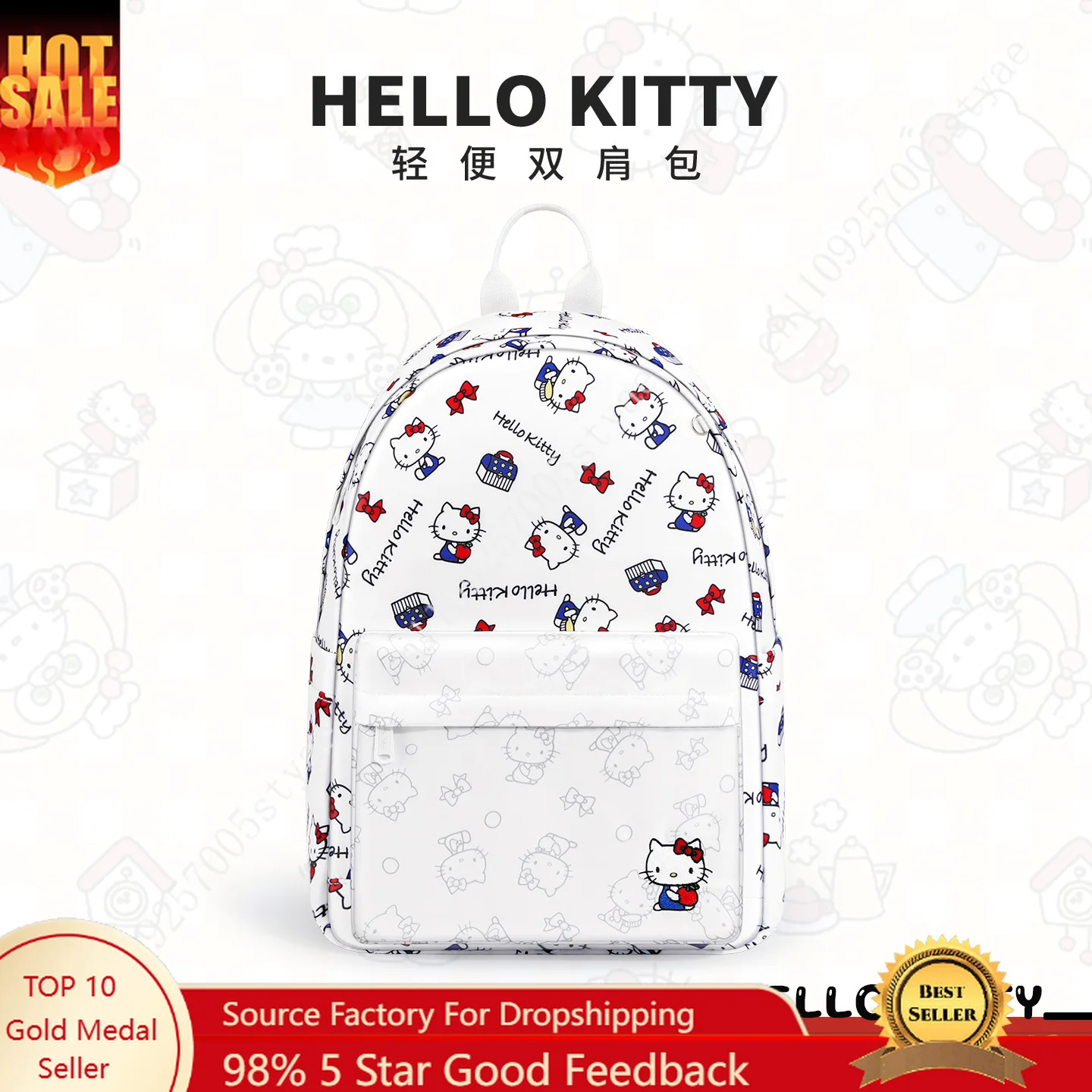 Sanrio Hello Kitty Backpack Women Shoulder Bag Business Travel Bookbag Rucksack Gift Cosplay Accessories
Sanrio Hello Kitty Backpack Women Shoulder Bag Business Travel Bookbag Rucksack Gift Cosplay Accessories