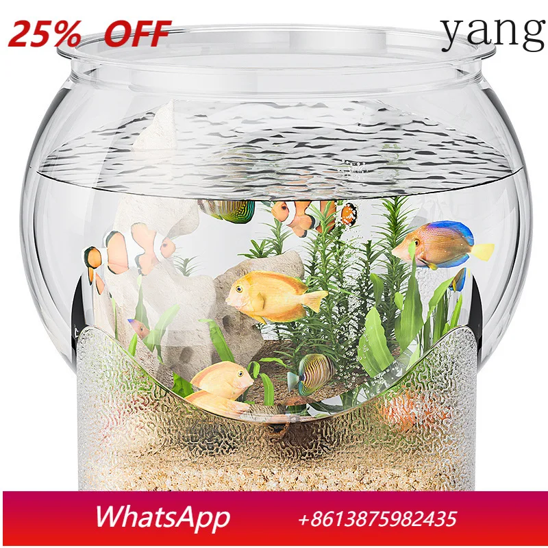 YJQ transparent plastic fish tank aquarium micro landscape office ornamental turtle tank
YJQ transparent plastic fish tank aquarium micro landscape office ornamental turtle tank