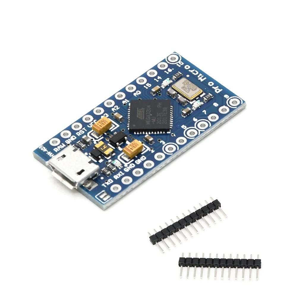 Плата разработки микроконтроллера Pro Micro 5 В ATMEGA32U4 16 МГц для Ard IDE V1.0.1
Плата разработки микроконтроллера Pro Micro 5 В ATMEGA32U4 16 МГц для Ard IDE V1.0.1
