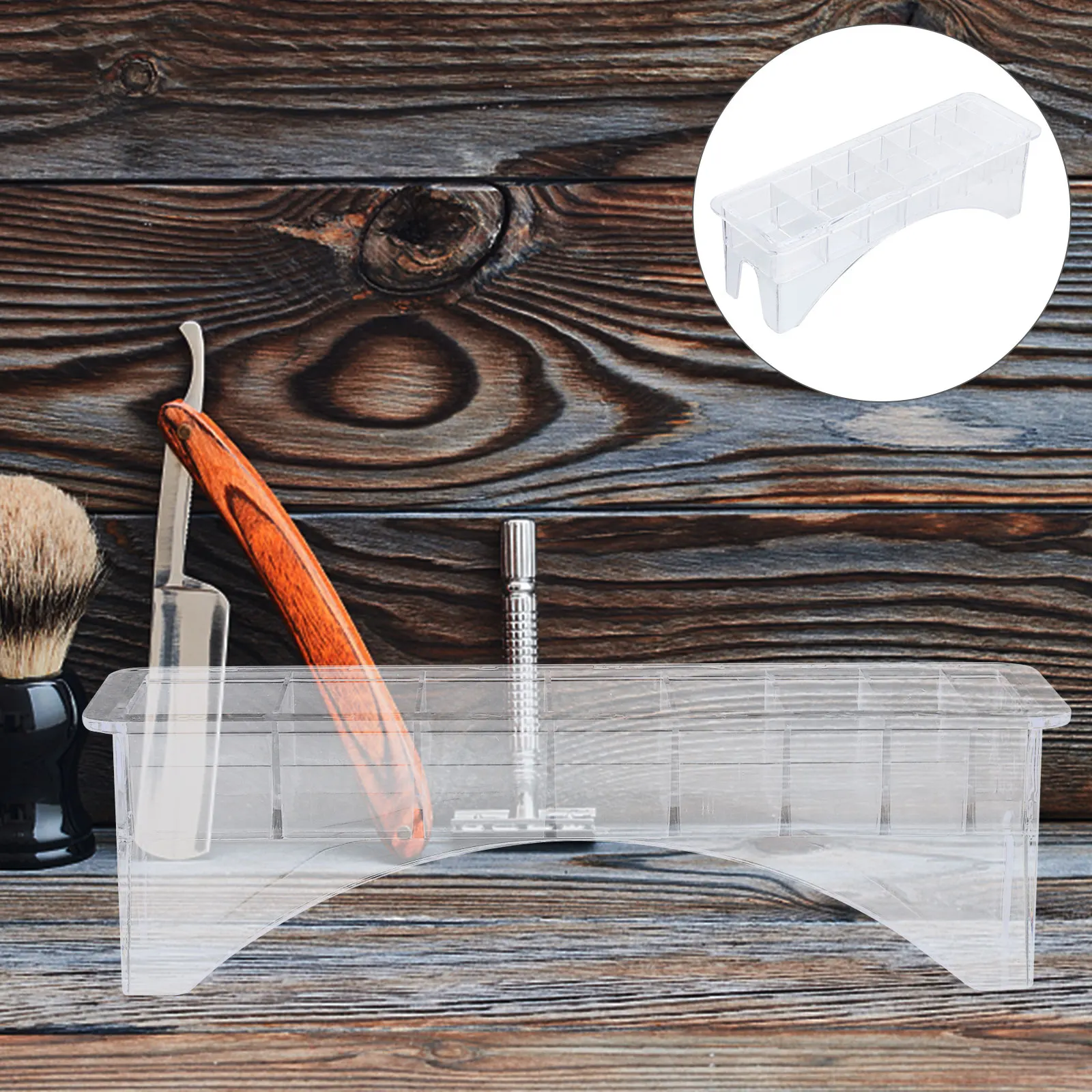 Transparent Comb Storage Box for Hair Clipper Guards Durable PP Material Salon Organizer Shaver Accessories Clipper Holder Case
Transparent Comb Storage Box for Hair Clipper Guards Durable PP Material Salon Organizer Shaver Accessories Clipper Holder Case
