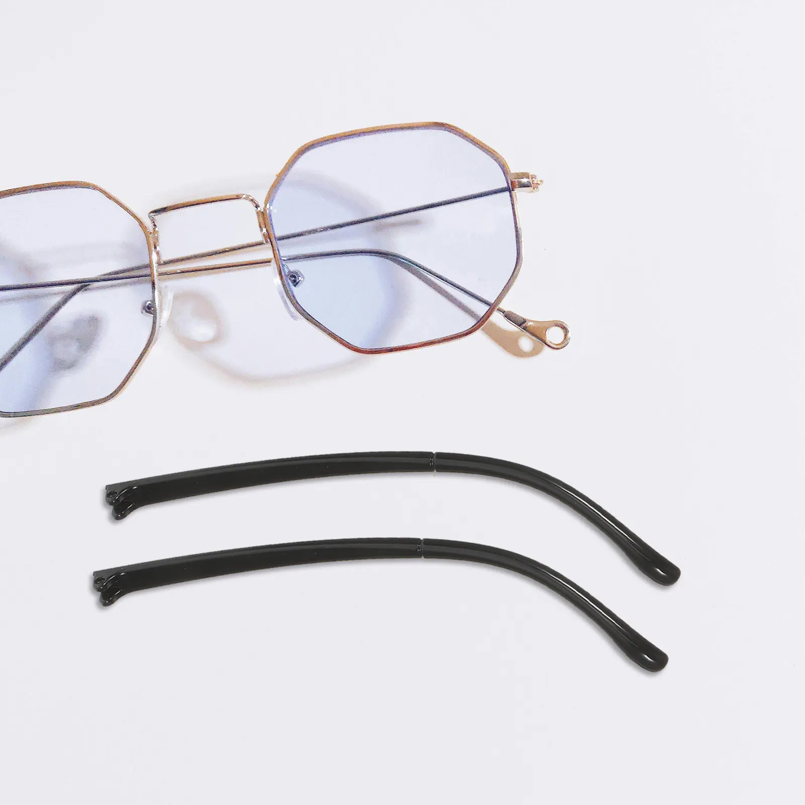 1Pair Universal Eyeglass Arm Legs Replacement Temple Tips for Broken Worn Glasses Repair Kit Comfort Secure Fit Minimalist
1Pair Universal Eyeglass Arm Legs Replacement Temple Tips for Broken Worn Glasses Repair Kit Comfort Secure Fit Minimalist