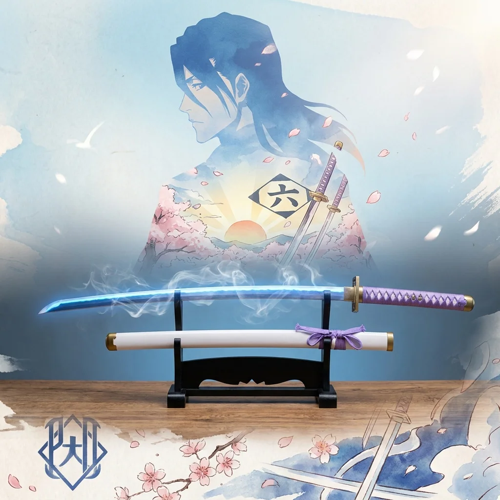 39inch Luminous Smoke Bleach Katana LED Light Real Size Japanese Samurai Sabre Kuchiki Vapour Wooden Sword Cosplay Prop Toy Gift
39inch Luminous Smoke Bleach Katana LED Light Real Size Japanese Samurai Sabre Kuchiki Vapour Wooden Sword Cosplay Prop Toy Gift