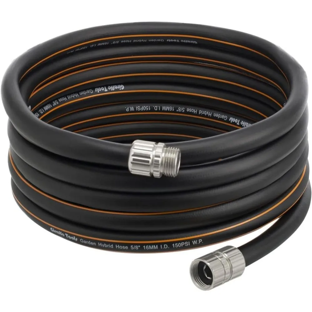 Giraffe Tools Leader Hose 5/8" x 30ft, Custom Length, No Kink, Flexible, Leakproof Water Hose, Male Female Fittings
Giraffe Tools Leader Hose 5/8" x 30ft, Custom Length, No Kink, Flexible, Leakproof Water Hose, Male Female Fittings