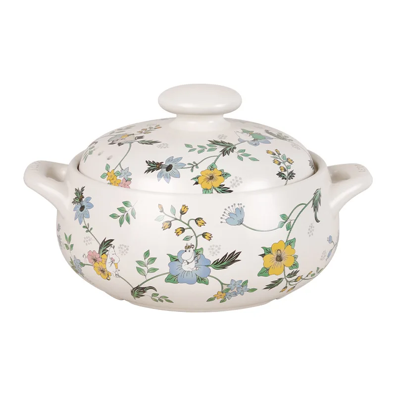 Flower casserole Household high temperature resistant soup pot Ceramic casserole Open flame
Flower casserole Household high temperature resistant soup pot Ceramic casserole Open flame