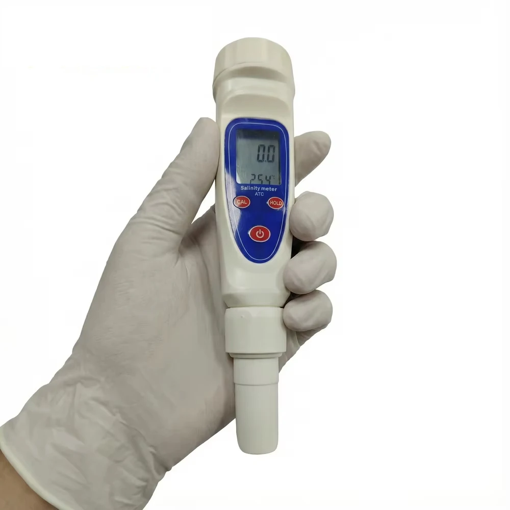 Veinasa Digital Pen-Type Salinity Meter Waterproof Oem/Odm Saltwater Aquarium Fish Pond Food Brine Testing 0.2% Accuracy 0-10%
Veinasa Digital Pen-Type Salinity Meter Waterproof Oem/Odm Saltwater Aquarium Fish Pond Food Brine Testing 0.2% Accuracy 0-10%
