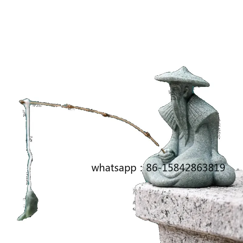 Taigong Fishing Tea Pet Ornament Rockery Fish Tank Potted Plants Landscape Desktop Ornament Creative Fishing Fisherman
Taigong Fishing Tea Pet Ornament Rockery Fish Tank Potted Plants Landscape Desktop Ornament Creative Fishing Fisherman