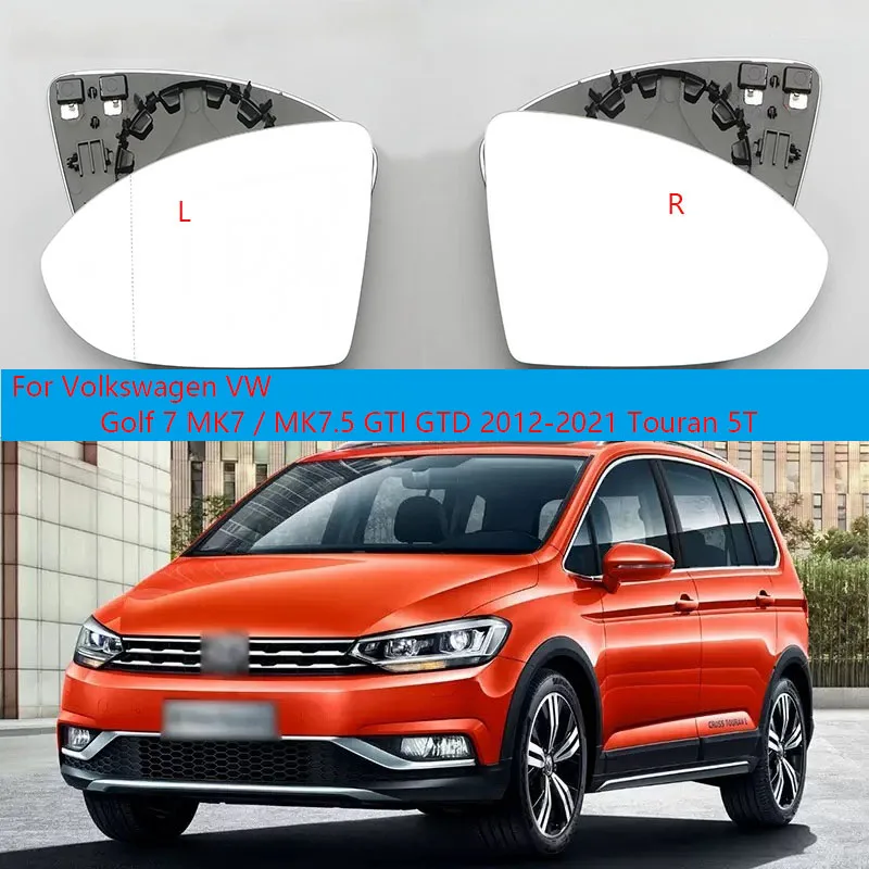 For Volkswagen VW Golf 7 MK7 / MK7.5 GTI GTD 2012-2021 Touran 5T Replacement Heated Clear Rear View Side Mirror Glass Lens
For Volkswagen VW Golf 7 MK7 / MK7.5 GTI GTD 2012-2021 Touran 5T Replacement Heated Clear Rear View Side Mirror Glass Lens