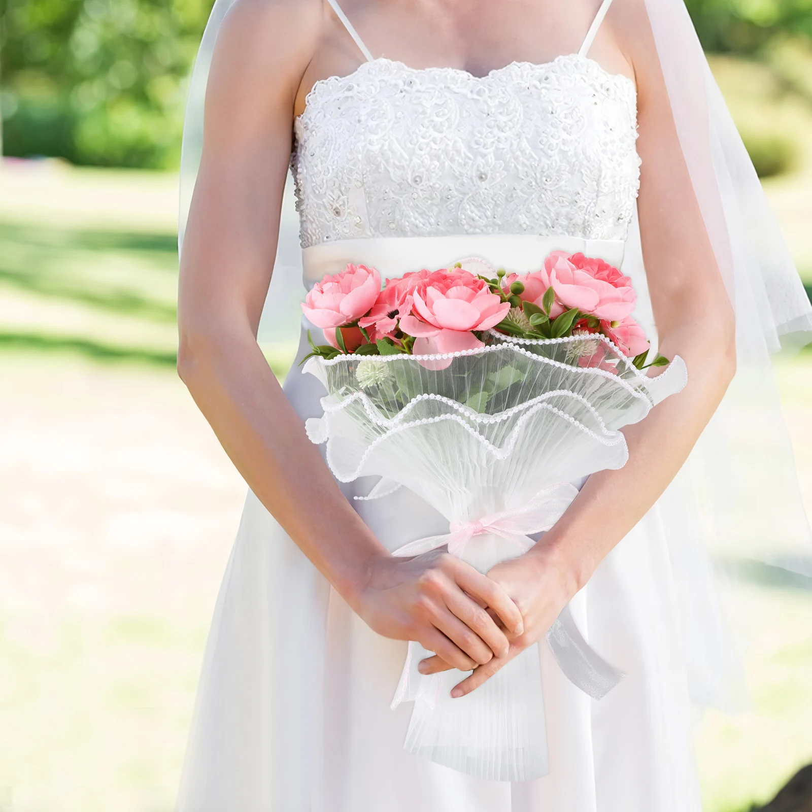 Luxurious Pearl Effect Mesh Flower Wrapping Paper Elegant Sleeve Net for Bridal Bouquets and Gift Floral Arrangements
Luxurious Pearl Effect Mesh Flower Wrapping Paper Elegant Sleeve Net for Bridal Bouquets and Gift Floral Arrangements