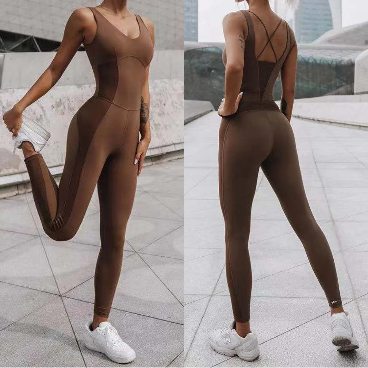 Yoga Jumpsuit Yoga Suit Back Cross Fitness Sports Overalls Gym Clothing Set Pilates Workout Bodysuits Women Fitness Rompers
Yoga Jumpsuit Yoga Suit Back Cross Fitness Sports Overalls Gym Clothing Set Pilates Workout Bodysuits Women Fitness Rompers