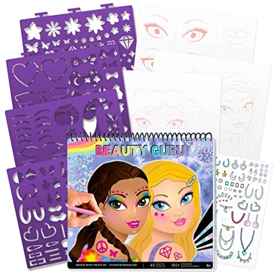 Design Sketch Portfolio 11452 Sketchbook for Beginners, Sketchbook with Stencils and Stickers for Ages 6 and Up
Design Sketch Portfolio 11452 Sketchbook for Beginners, Sketchbook with Stencils and Stickers for Ages 6 and Up