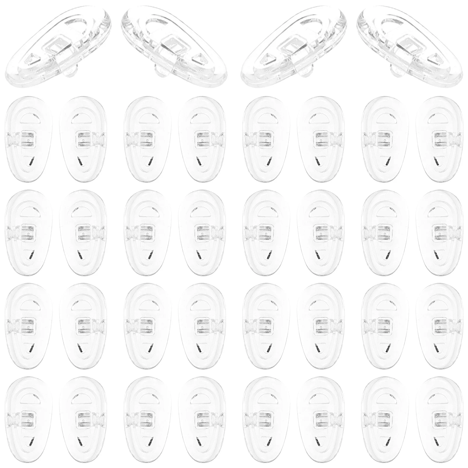20 Pairs Glasses Silicone Nose Pads Eyeglass Replacement for Grips Anti Slip Protector Eyeglasses
20 Pairs Glasses Silicone Nose Pads Eyeglass Replacement for Grips Anti Slip Protector Eyeglasses