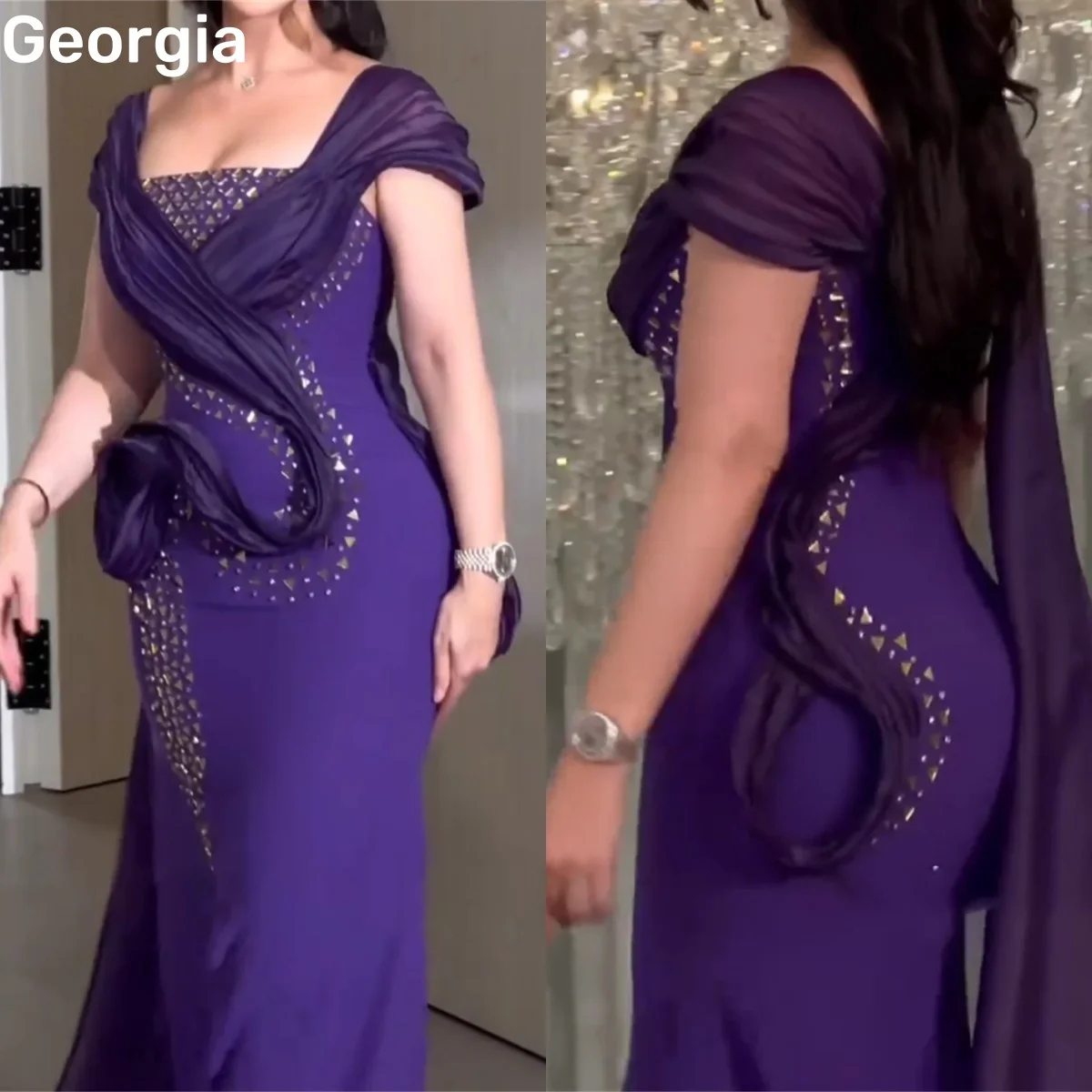 Ruffle Customize A-Line Split Luxury Dresses Women Square Neckline Floor-Length Dresses For Prom Zipper Up Wedding Dress Women
Ruffle Customize A-Line Split Luxury Dresses Women Square Neckline Floor-Length Dresses For Prom Zipper Up Wedding Dress Women