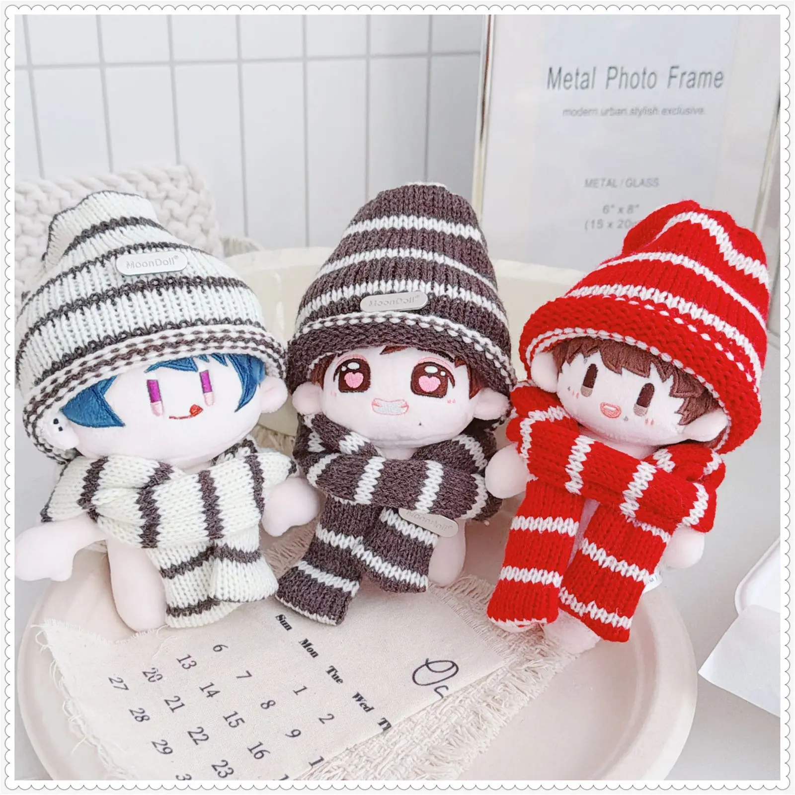 Kawaii Mini Idol Doll Clothes 10-15cm Cute Winter Warm Pin Hat Scarf Set Plush Doll Accessories Can Change Clothes Game
Kawaii Mini Idol Doll Clothes 10-15cm Cute Winter Warm Pin Hat Scarf Set Plush Doll Accessories Can Change Clothes Game