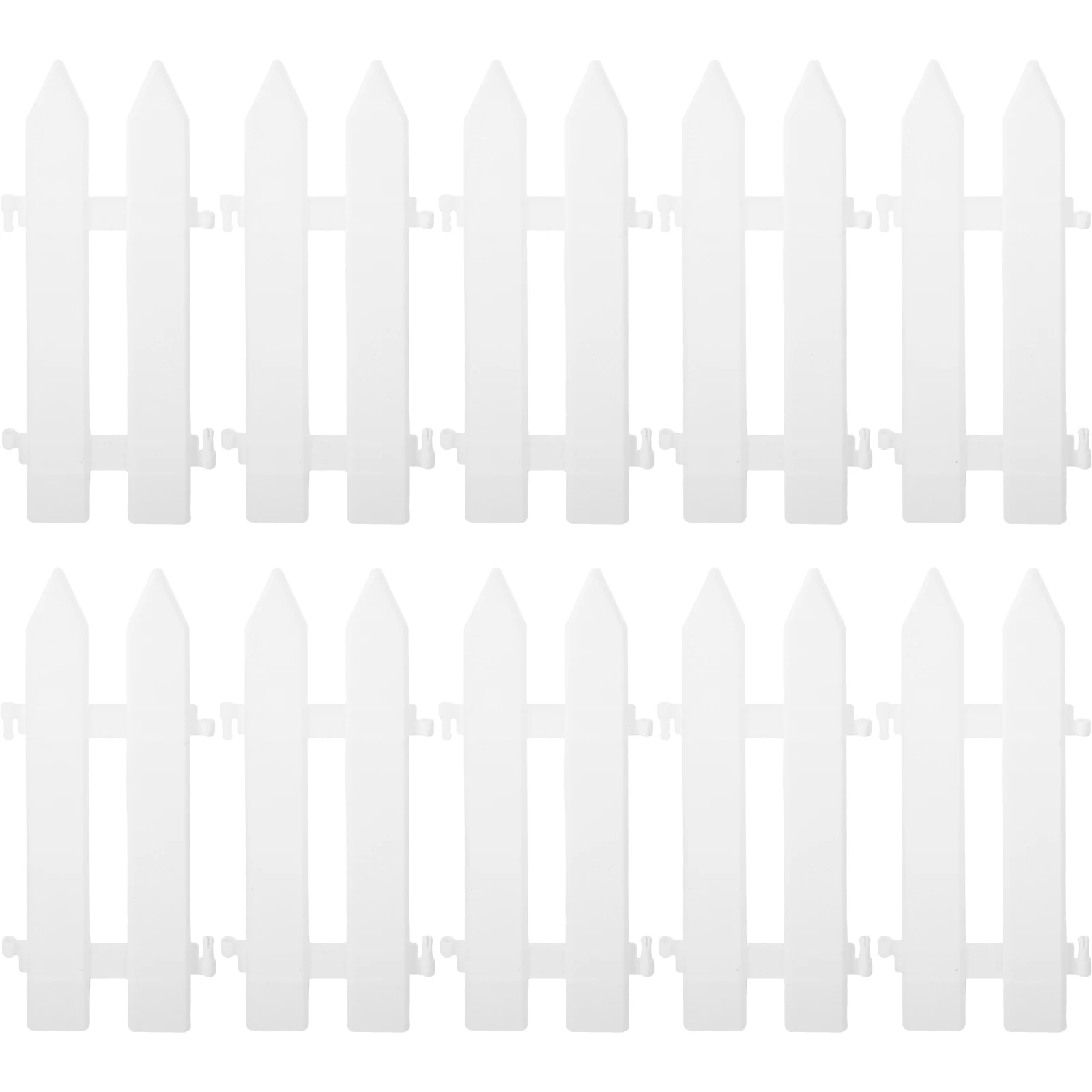 10pcs White Plastic Fence Durable Picket Garden Border Edging Miniature Room Decoration Christmas Props Landscape Fence Yard
10pcs White Plastic Fence Durable Picket Garden Border Edging Miniature Room Decoration Christmas Props Landscape Fence Yard