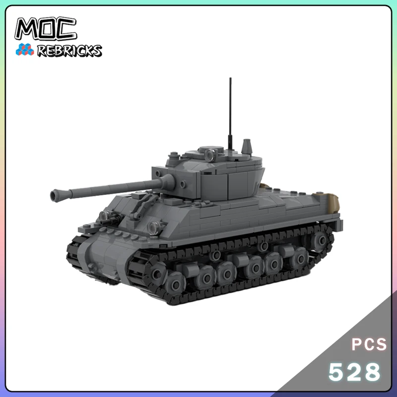 MOC Военная серия M4A2E8 «Легкий восемь» Модель танка Строительный блок Сборка Технология Набор кирпичей DIY Головоломки Игрушки Подарок на день рождения
MOC Военная серия M4A2E8 «Легкий восемь» Модель танка Строительный блок Сборка Технология Набор кирпичей DIY Головоломки Игрушки Подарок на день рождения