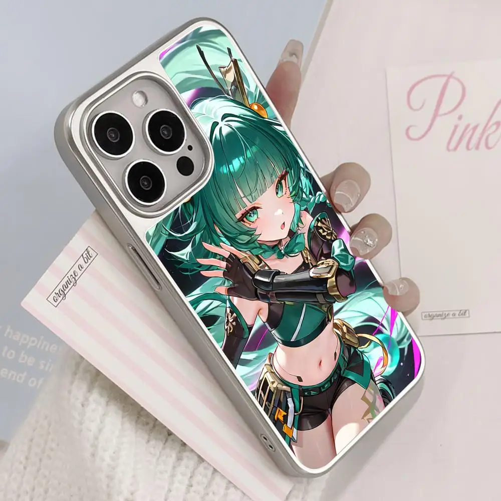 Zenless Zone Zero QingYi Phone Case for iPhone 17 16 15 14 13 12 11 Air Pro Max Plus Silver Plating Colorful Cover Luxury Cover
Zenless Zone Zero QingYi Phone Case for iPhone 17 16 15 14 13 12 11 Air Pro Max Plus Silver Plating Colorful Cover Luxury Cover