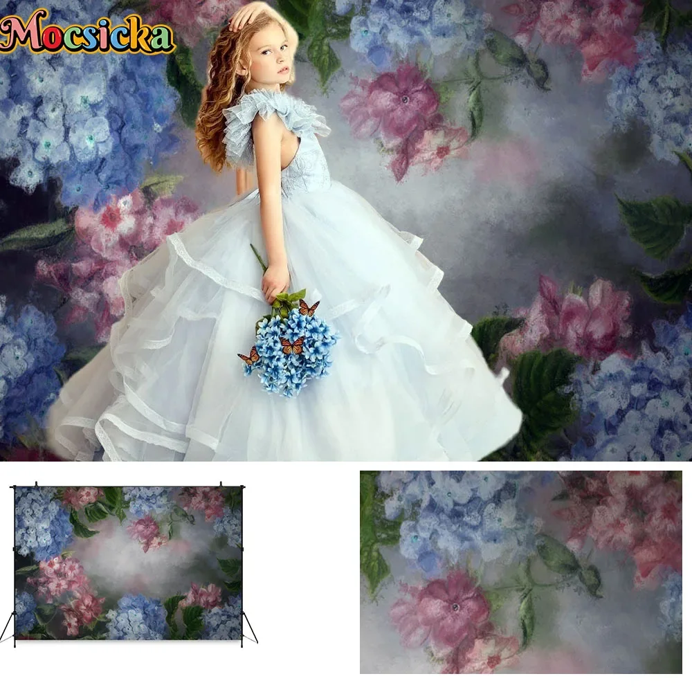 Blue Gradient Violet Floral Decor Background for Studio Photography Vintage Backdrop Banner Newborn Baby Girl Portrait Photocall
Blue Gradient Violet Floral Decor Background for Studio Photography Vintage Backdrop Banner Newborn Baby Girl Portrait Photocall