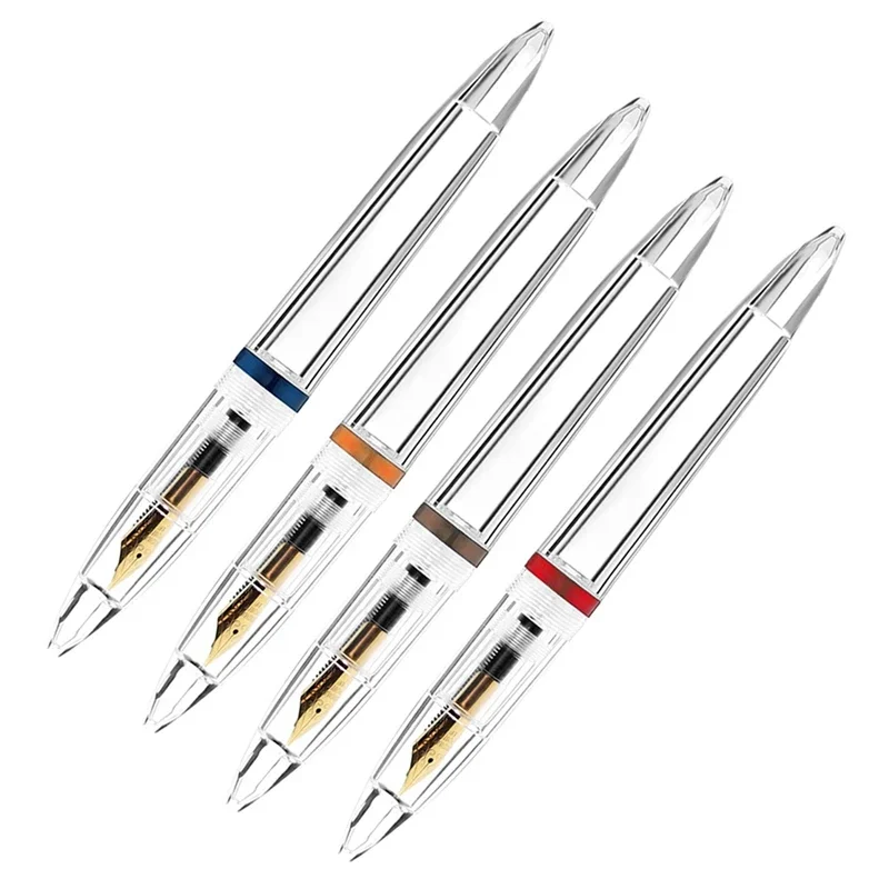 0.5mm Nib Fountain Pen with Eyedropper High Capacity Transparent Pens Office School Supplies for Student Writing Gifts Stationer
0.5mm Nib Fountain Pen with Eyedropper High Capacity Transparent Pens Office School Supplies for Student Writing Gifts Stationer