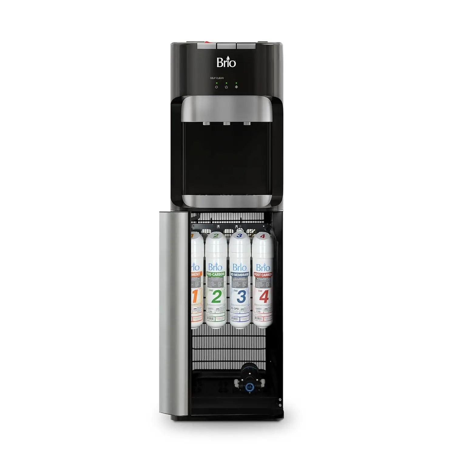 Point-of-Use Reverse Osmosis Water Cooler Dispenser with 3 Temperature Settings (Hot, Cold, Room) - Commercial Grade, Bottleless, Ultra Safe, UL Approved - Drinking Water Filter System
Point-of-Use Reverse Osmosis Water Cooler Dispenser with 3 Temperature Settings (Hot, Cold, Room) - Commercial Grade, Bottleless, Ultra Safe, UL Approved - Drinking Water Filter System