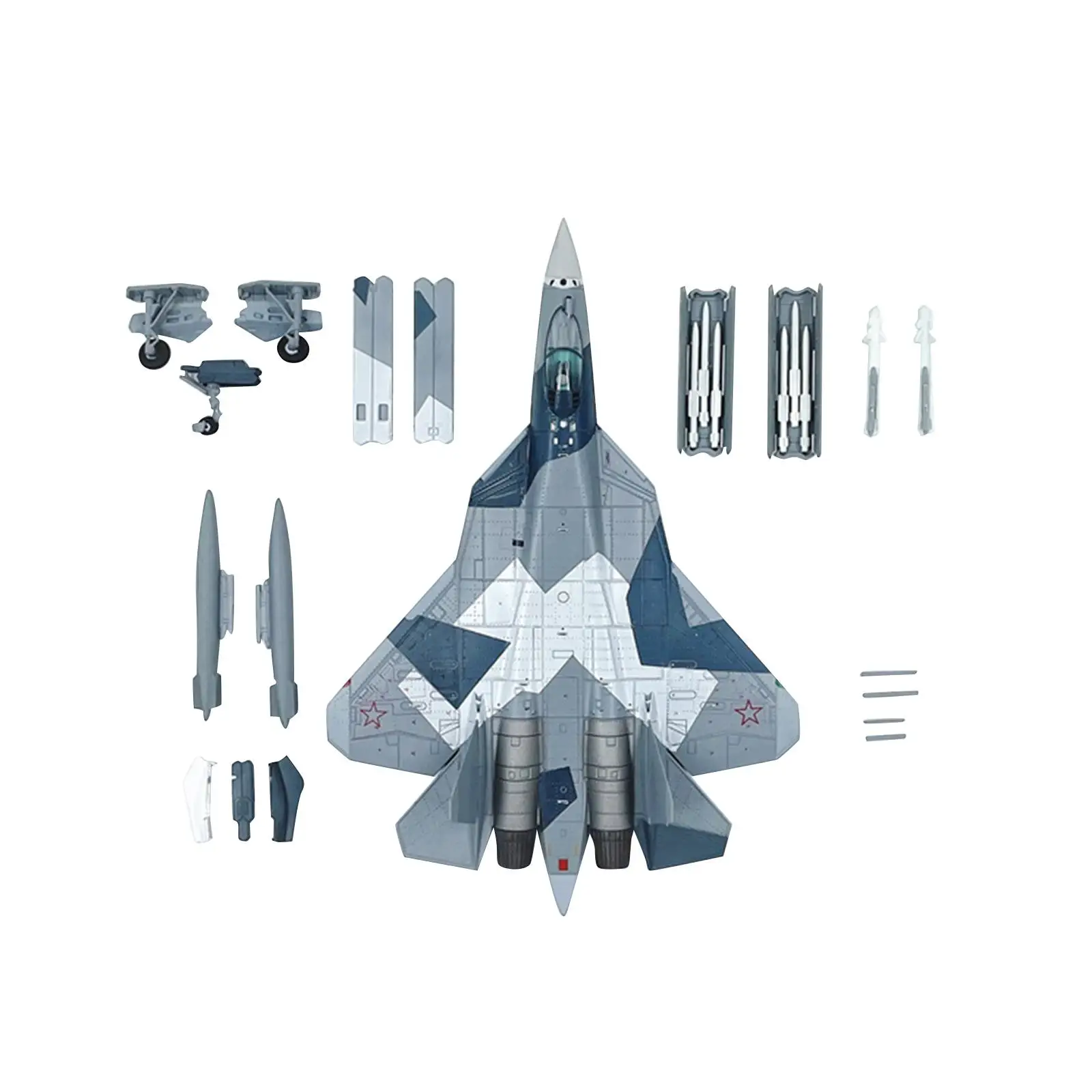Diecast Alloy Model 1/100 Scale SU57 Fighter Adults Gifts Simulation Airplane
Diecast Alloy Model 1/100 Scale SU57 Fighter Adults Gifts Simulation Airplane