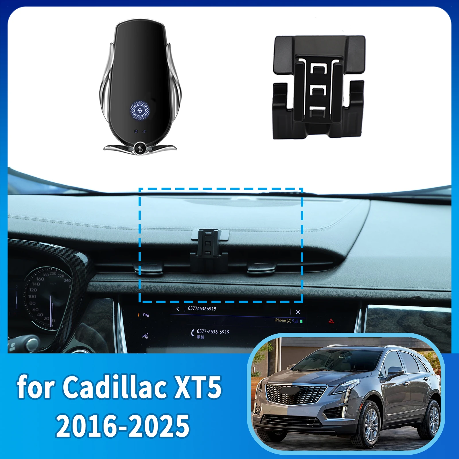 Car Mobile Phone Holder for Cadillac XT5 XT6 2016~2025 GPS Bracket Accessories Navigation Stand Auto
Car Mobile Phone Holder for Cadillac XT5 XT6 2016~2025 GPS Bracket Accessories Navigation Stand Auto