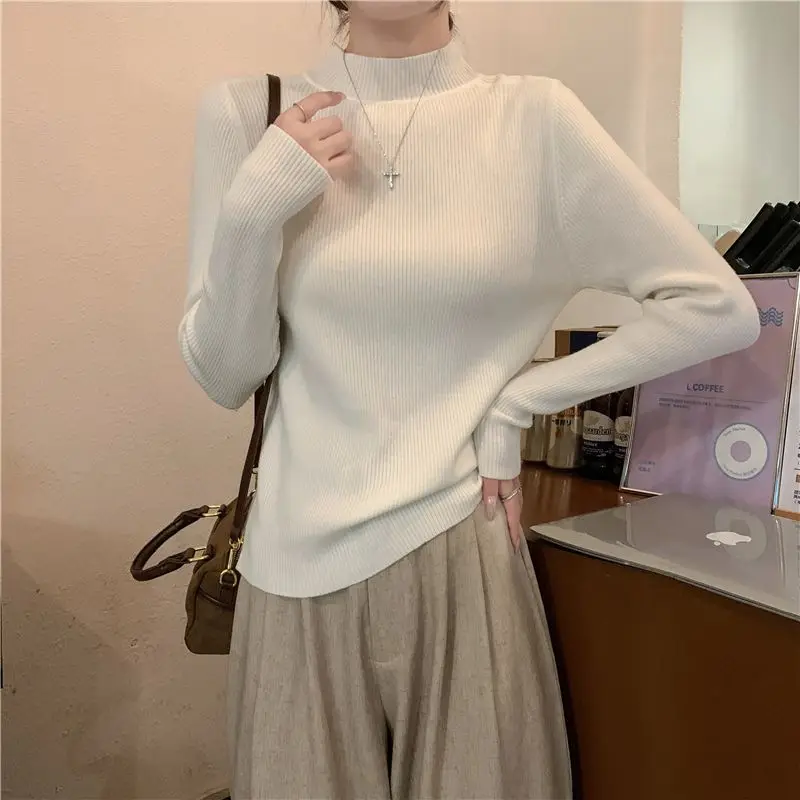 2025 New plus Size Women's Thickened Fleece Lined Slim Fit Long Sleeve Knitted Top Base Layer Shirt Casual Style round Neck
2025 New plus Size Women's Thickened Fleece Lined Slim Fit Long Sleeve Knitted Top Base Layer Shirt Casual Style round Neck