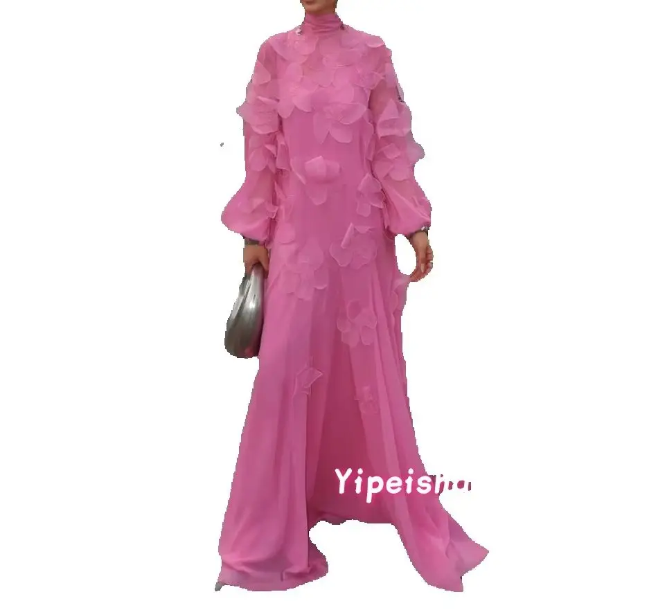 Elegant Vintage Sweet Pink Flowers Chiffon Prom Dress Stylish New Customized Formal Occasion Evening Party Gowns
Elegant Vintage Sweet Pink Flowers Chiffon Prom Dress Stylish New Customized Formal Occasion Evening Party Gowns