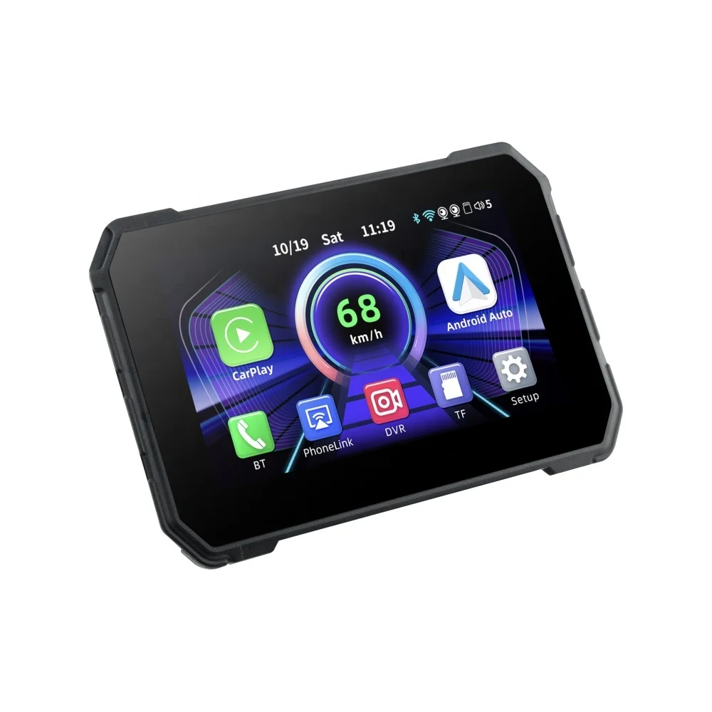 5 Inch Motorcycle GPS Waterproof Wireless Android Car Playback Portable Motorcycle Display Navigation with DVR
5 Inch Motorcycle GPS Waterproof Wireless Android Car Playback Portable Motorcycle Display Navigation with DVR