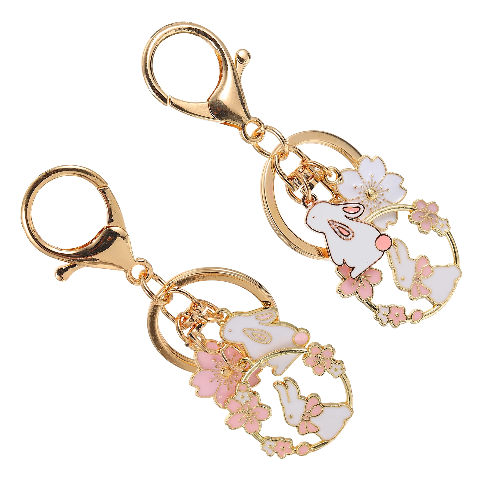 2pcs Cute Kawaii Bunny Ring Pink Bunny Chain White Key Decor Flower Decor Accessories Key Chain Gifts Jewelry
2pcs Cute Kawaii Bunny Ring Pink Bunny Chain White Key Decor Flower Decor Accessories Key Chain Gifts Jewelry