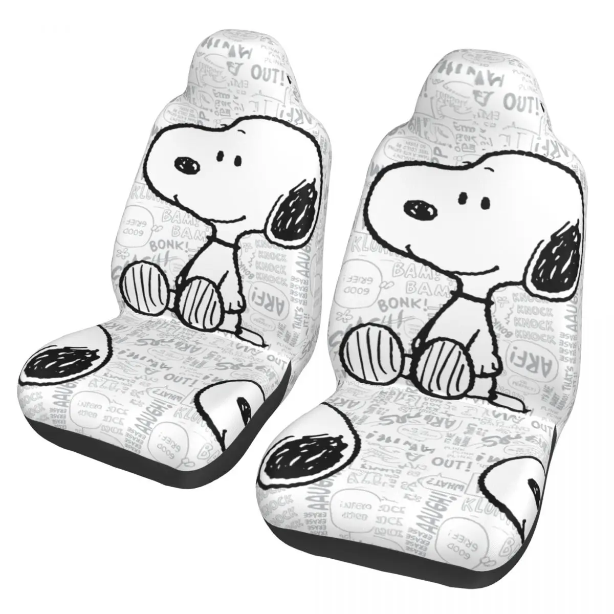 Snoopys Cartoon Dog Car Seat Covers Front Seats 2 Pieces Cars Interior Protection Universal fit for Trucks Vans SUVs Sedans
Snoopys Cartoon Dog Car Seat Covers Front Seats 2 Pieces Cars Interior Protection Universal fit for Trucks Vans SUVs Sedans