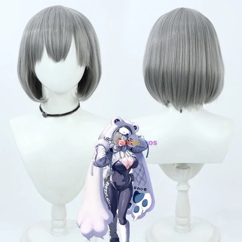 Neve Wig NIKKE The Goddess of Victory Cosplay Gray Short Heat Resistant Synthetic Hair Halloween Costume Party Role Play Wigs
Neve Wig NIKKE The Goddess of Victory Cosplay Gray Short Heat Resistant Synthetic Hair Halloween Costume Party Role Play Wigs