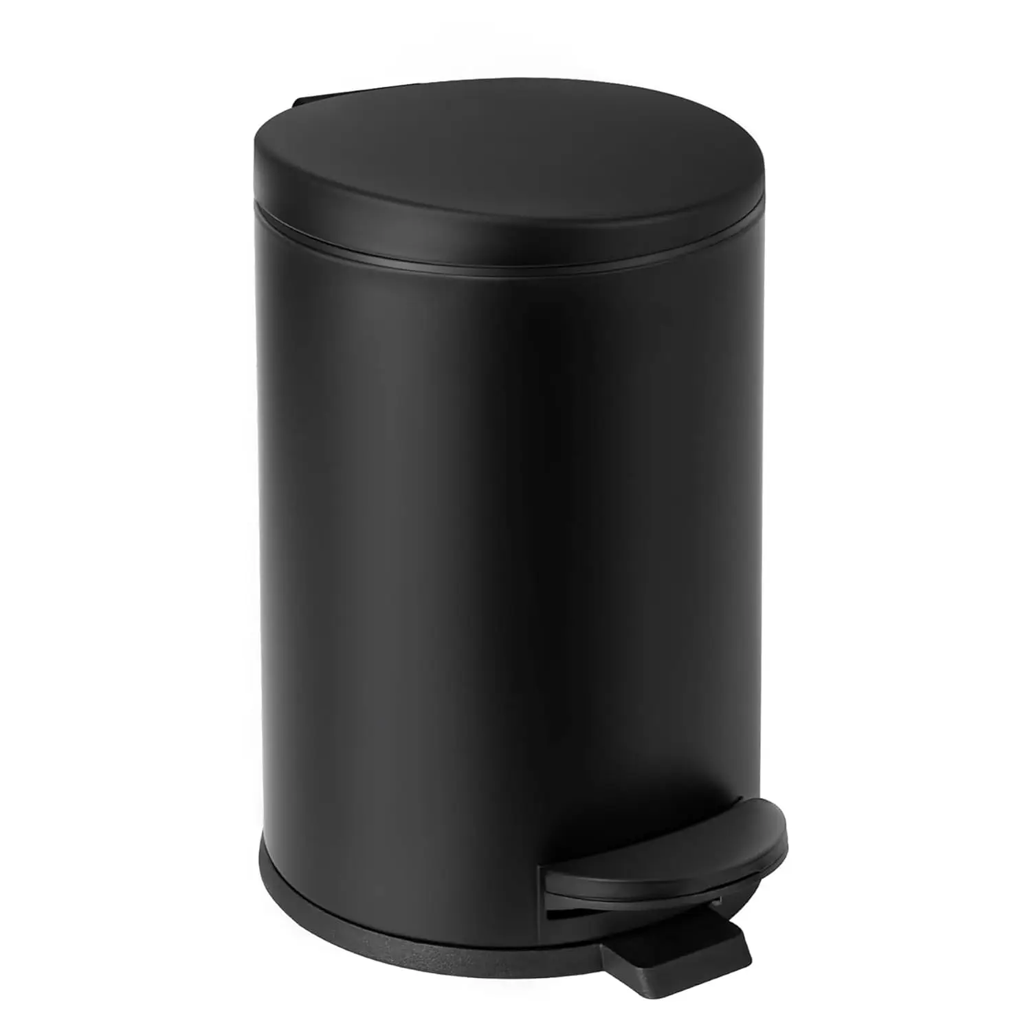 1.2 Gal Black Trash Can, 4.5 Ls Bathroom Garbage Can with lid, Mini Step Trash Bin, SS Wastebasket for Bathroom, Bedroom,
1.2 Gal Black Trash Can, 4.5 Ls Bathroom Garbage Can with lid, Mini Step Trash Bin, SS Wastebasket for Bathroom, Bedroom,