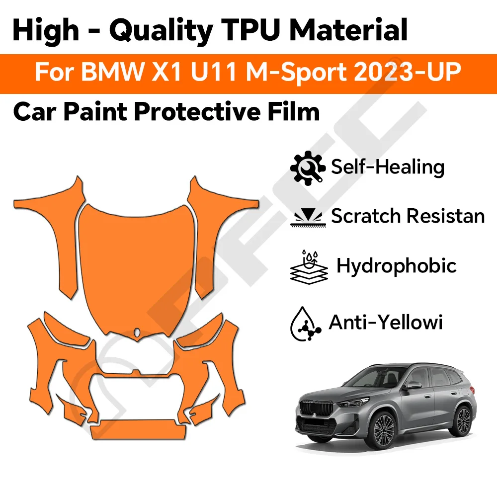 Pre-cut TPU PPF For BMW X1 U11 M Sport 2023-2025 Paint Protection Film Clear Bra Car Body Anti-Scratch Resistant Invisible Cover
Pre-cut TPU PPF For BMW X1 U11 M Sport 2023-2025 Paint Protection Film Clear Bra Car Body Anti-Scratch Resistant Invisible Cover