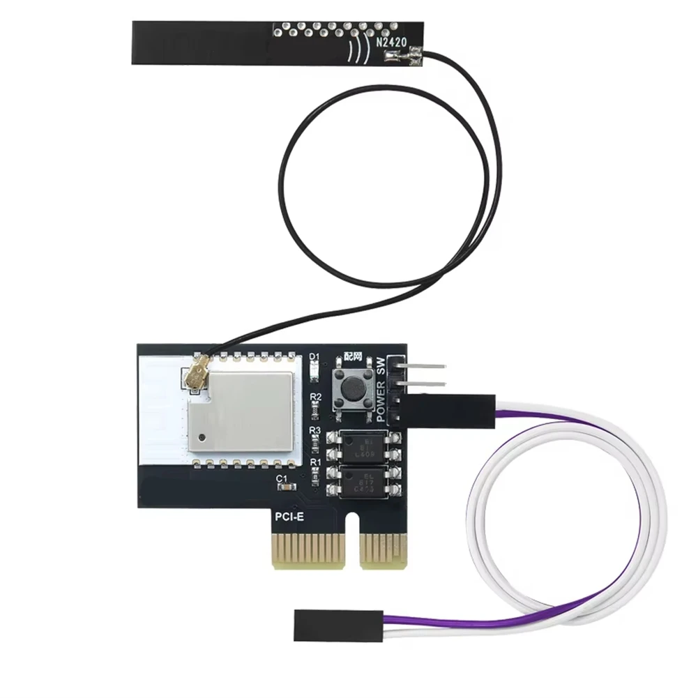 CJSD-Smart PC Start Boot Card, Wi-Fi-контроллер для удаленного запуска компьютера, совместим с Homekit, Smartthings, Google, Alexa, SIRI.
CJSD-Smart PC Start Boot Card, Wi-Fi-контроллер для удаленного запуска компьютера, совместим с Homekit, Smartthings, Google, Alexa, SIRI.