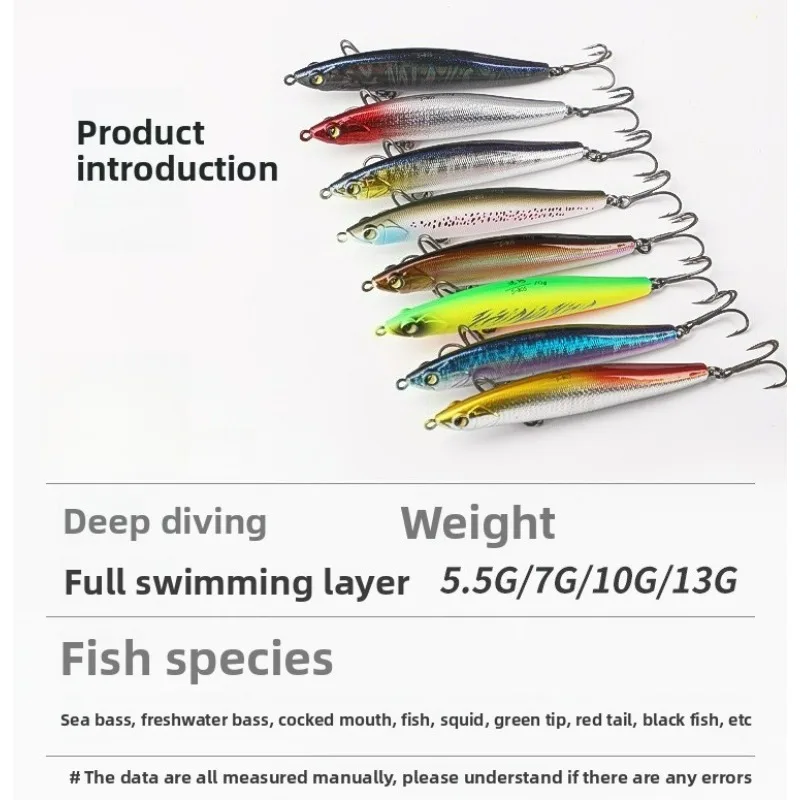 Love Man Sinking Pencil Road Asia Sea Fishing Fake Bait Sturdy Sharp Fishing Tool Floating Sound Bead 3D Simulation Fake Bait
Love Man Sinking Pencil Road Asia Sea Fishing Fake Bait Sturdy Sharp Fishing Tool Floating Sound Bead 3D Simulation Fake Bait