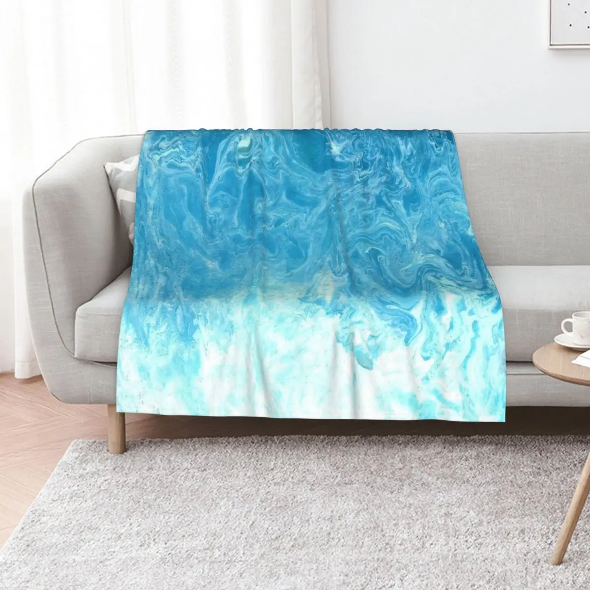 Ocean Turquoise Throw Blanket Fluffy Cozy Throw Blanket for Home Decor
Ocean Turquoise Throw Blanket Fluffy Cozy Throw Blanket for Home Decor