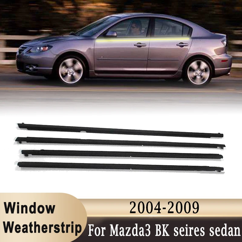 Для Mazda 3 2004-2009 4 шт. уплотнитель для окон, уплотнительные ремни для наружного оконного стекла, декоративные полосы для передних и задних окон, водонепроницаемые
Для Mazda 3 2004-2009 4 шт. уплотнитель для окон, уплотнительные ремни для наружного оконного стекла, декоративные полосы для передних и задних окон, водонепроницаемые
