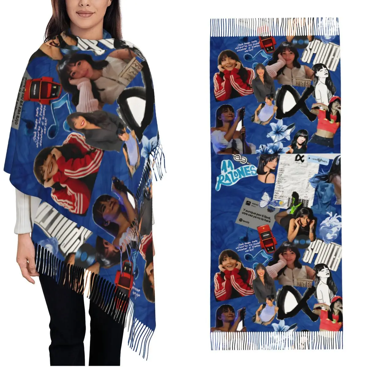 Womens Tassel Scarf Aitanaed Music Large Soft Warm Shawl Wrap Daily Wear Pashmina Scarves
Womens Tassel Scarf Aitanaed Music Large Soft Warm Shawl Wrap Daily Wear Pashmina Scarves