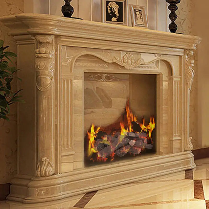 9 pcs Ceramic Fireplace Imitation Wood Propane Log Set
9 pcs Ceramic Fireplace Imitation Wood Propane Log Set