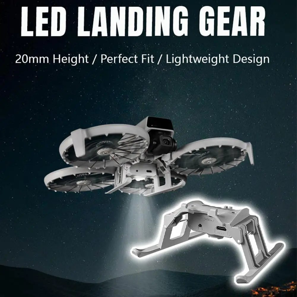 1pcs For DJI Flip LED Landing Gear Drone Accessory Foldable Landing Gear With Flash LED Lights Newest For DJI Flip Part
1pcs For DJI Flip LED Landing Gear Drone Accessory Foldable Landing Gear With Flash LED Lights Newest For DJI Flip Part