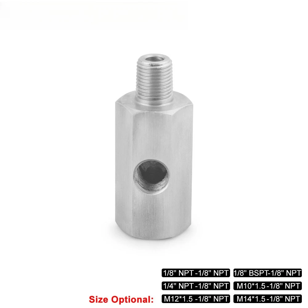 Модификация автомобиля, разъем датчика давления масла, внутренняя резьба 1/8 "NPT к M12 M10 M14, адаптер для манометра подающей трубы
Модификация автомобиля, разъем датчика давления масла, внутренняя резьба 1/8 "NPT к M12 M10 M14, адаптер для манометра подающей трубы